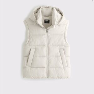 Abercrombie YPB Satin Puffer Vest